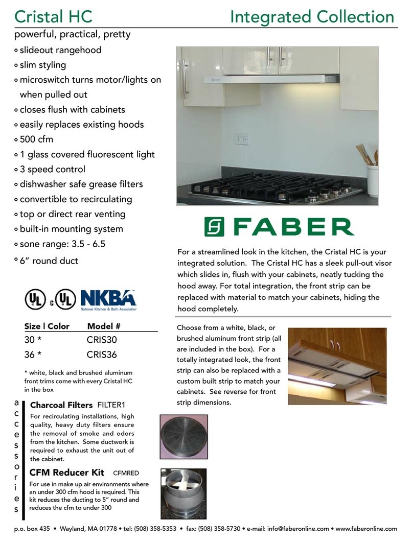 Faber 5980410 User manual