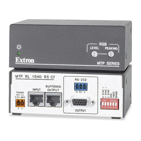 Extron electronics MTP C7 RL 15HD A SEQ user guide