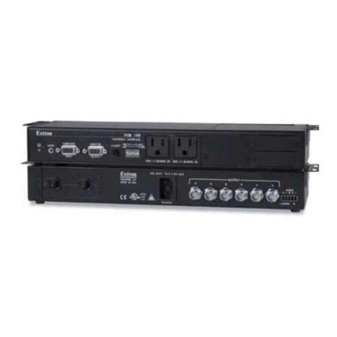 Extron electronics RGB 190F User manual