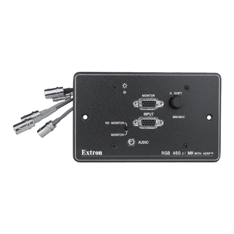 Extron electronics RGB 400xi Series installation guide