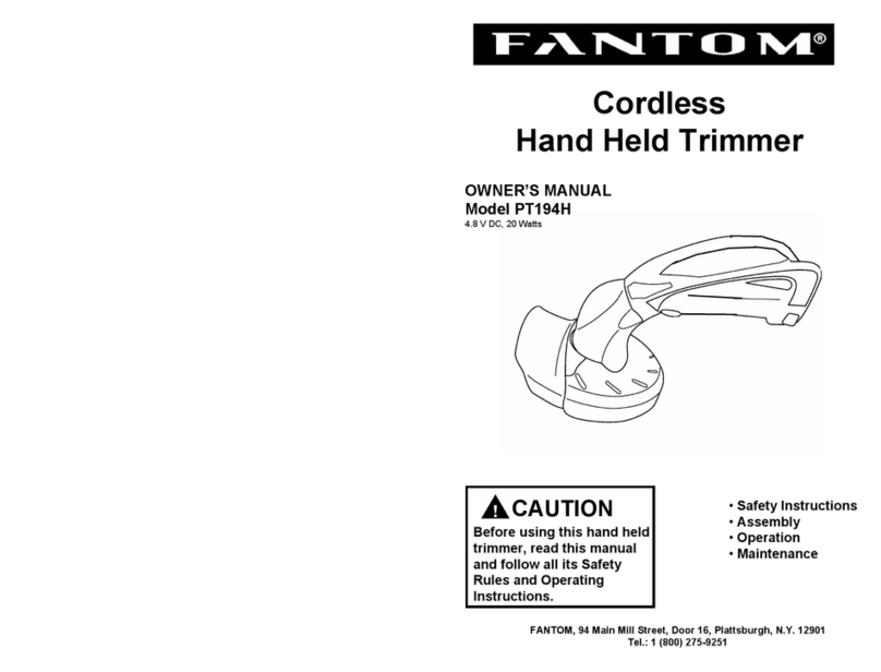 Fantom PT194H User manual