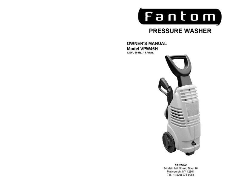 Fantom VPW46H owner's manual