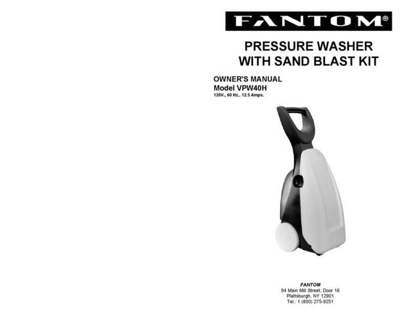 Fantom FANTOM VPW40H owner's manual