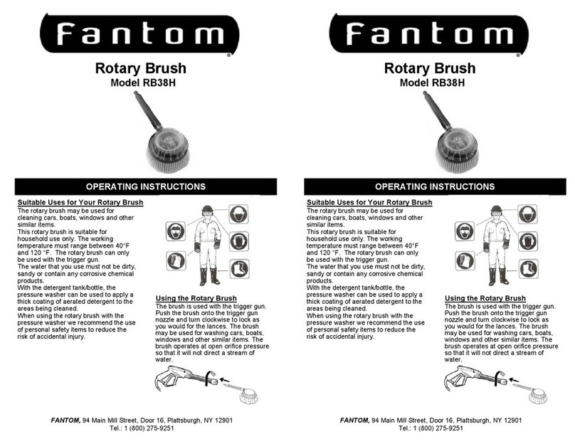 Fantom RB38H operating instructions