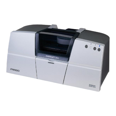 FARGO electronics CardJet 410 User manual
