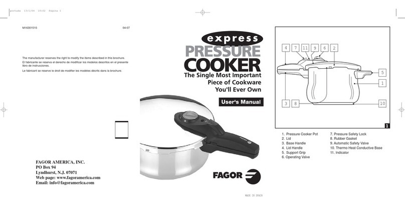 Fagor express user manual