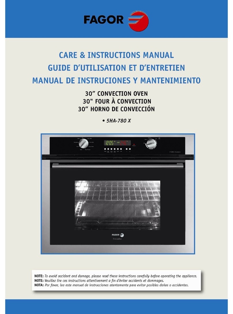 Fagor SHA-730 X Care & instruction manual