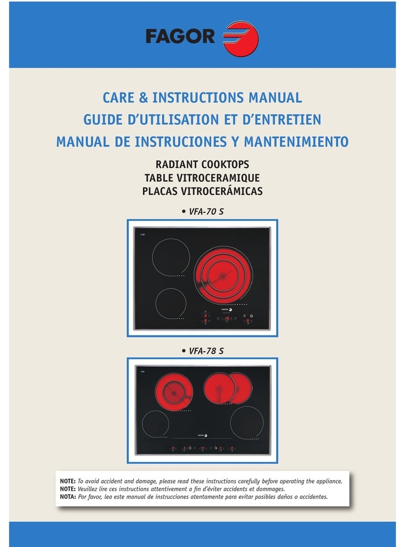 Fagor VFA-70 S Care & instruction manual