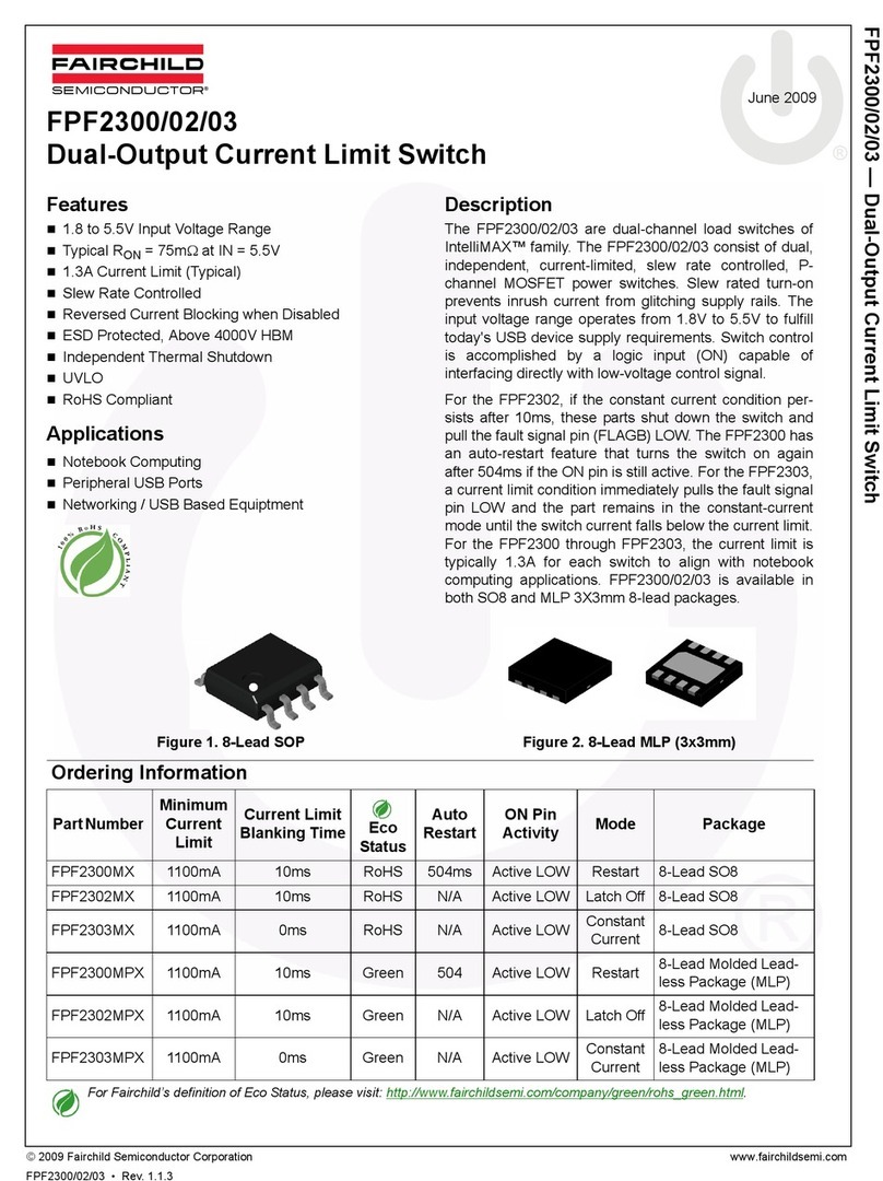 Fairchild FPF2300 user manual