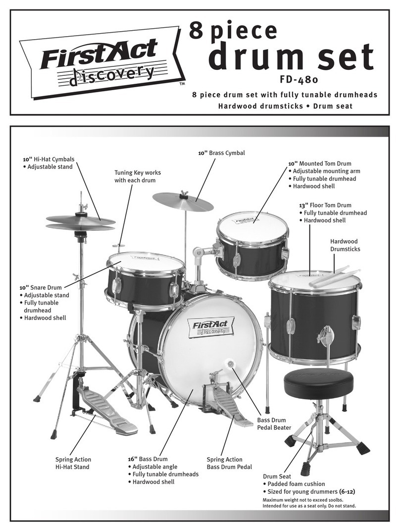 First Act FD-480 Assembly manual