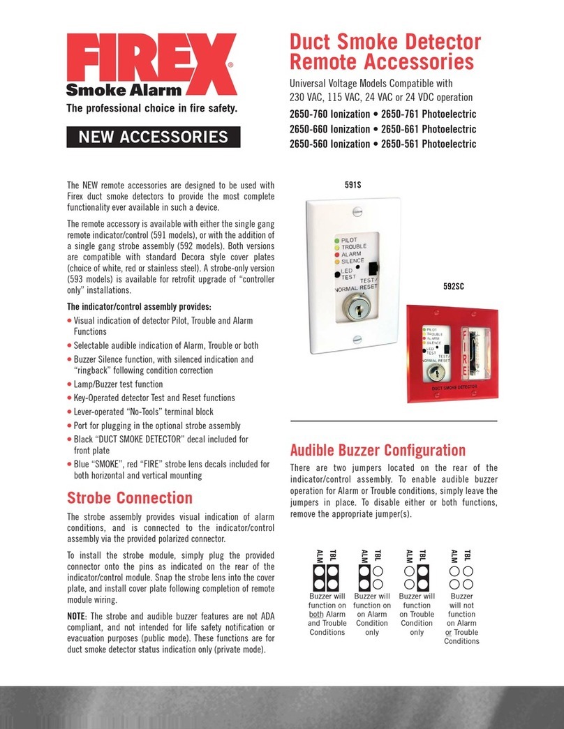 Firex 591S User manual