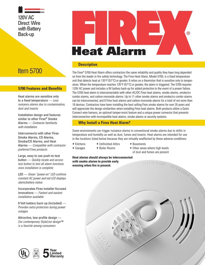 Firex 5700 User manual