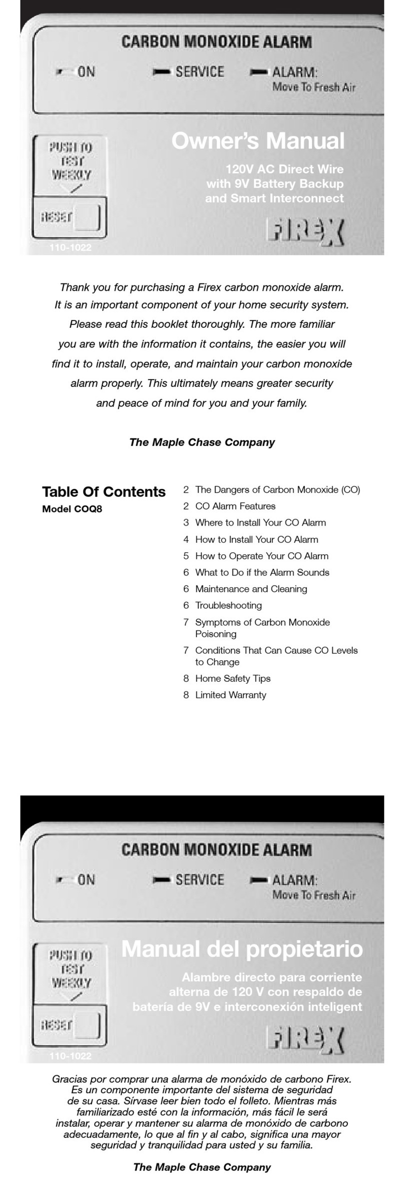 Firex pmn User manual
