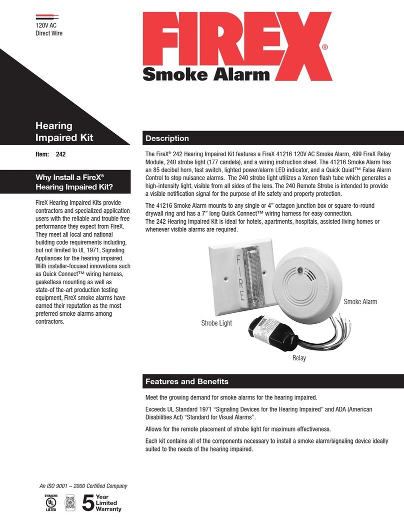 Firex 242 User manual