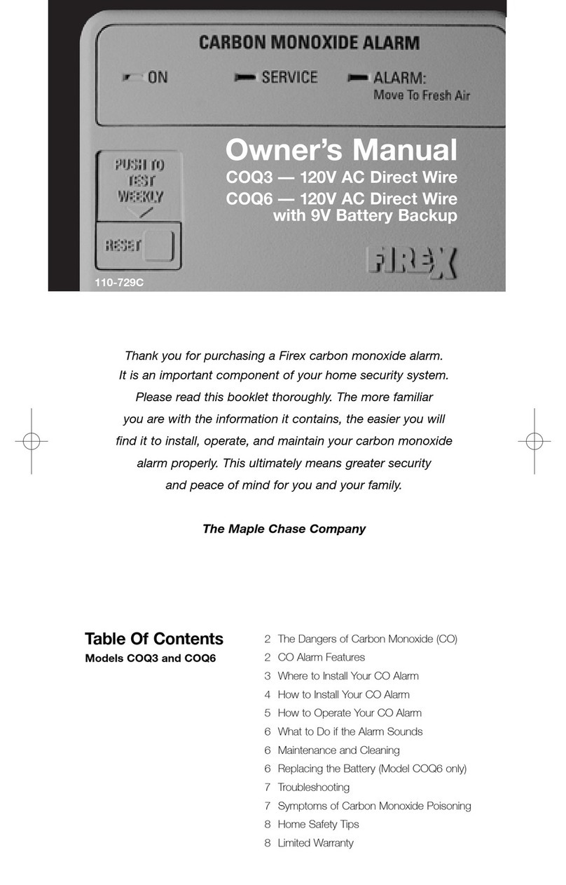 Firex COQ3 User manual