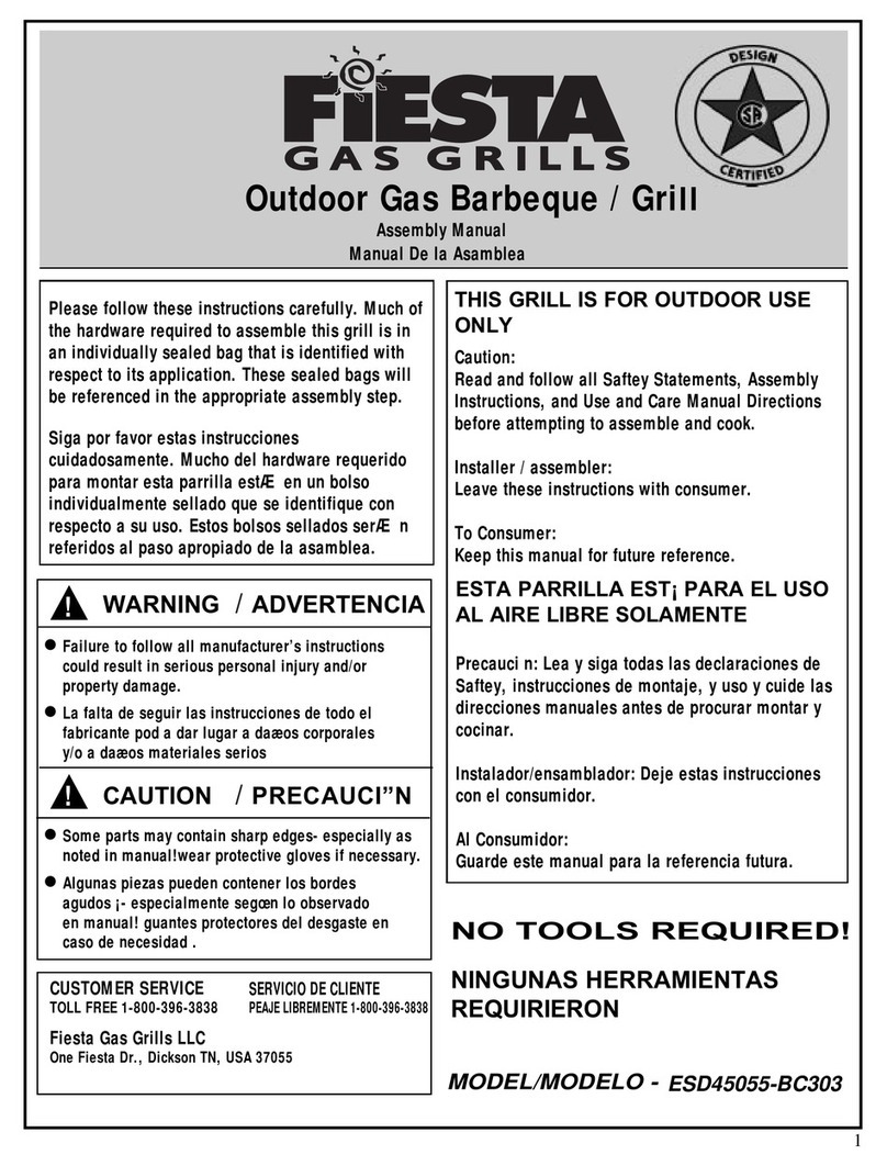 Fiesta ESD45055-BC303 User manual