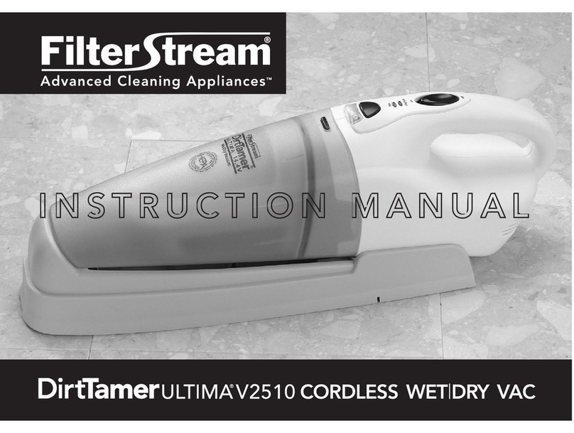 FilterStream DirtTamer Ultima V2510 instruction manual