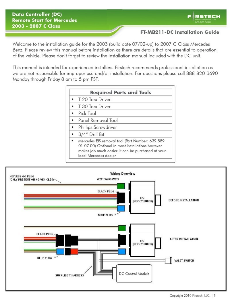 Firstech FT-MB211-DC installation guide