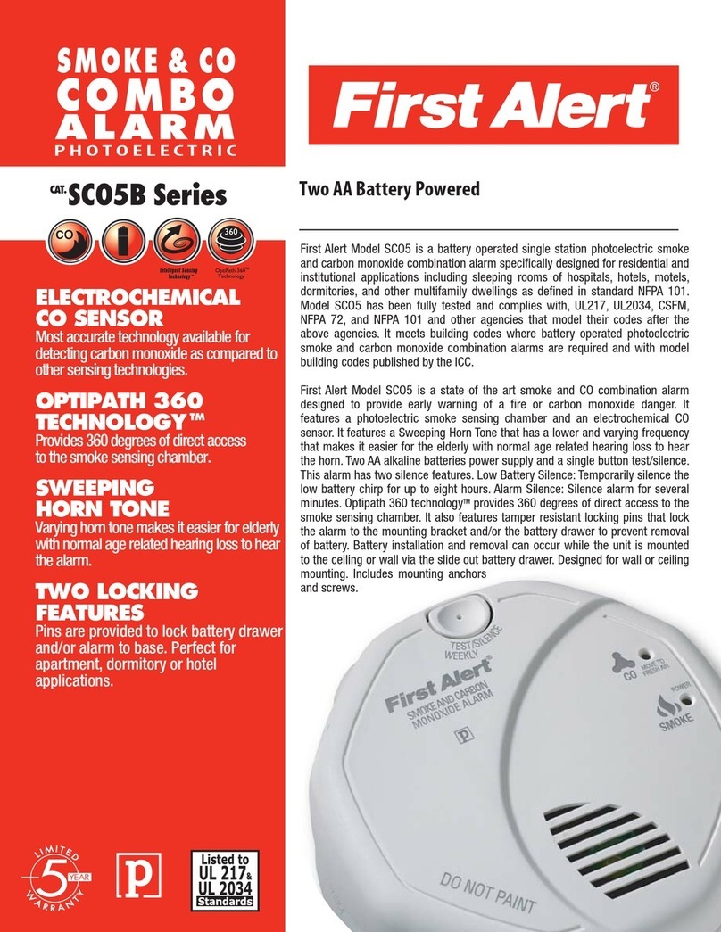 First Alert SC05B User manual