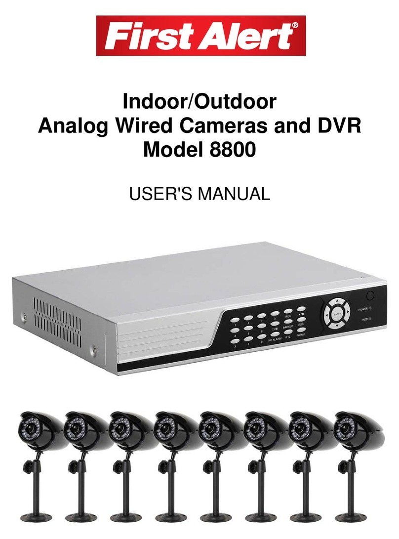 First Alert 8800 user manual