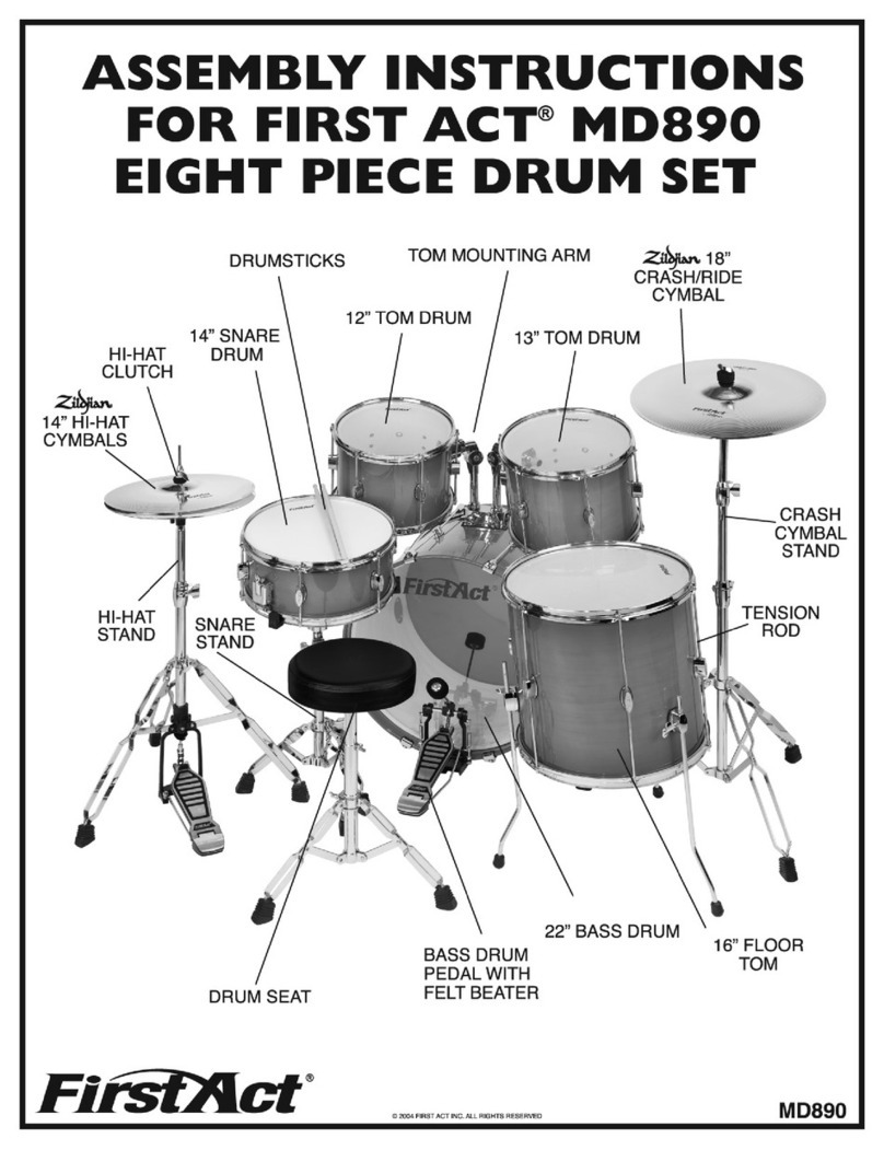 First Act MD890 Assembling instructions