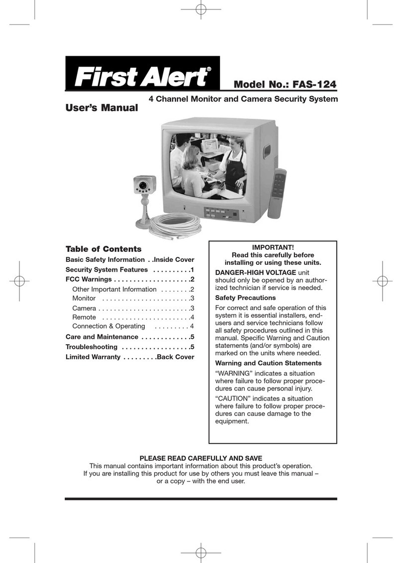 First Alert FAS-124 User manual