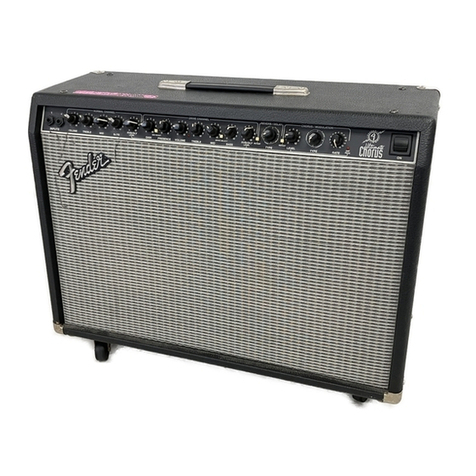 Fender Stereo Amplifier User manual
