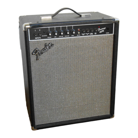 Fender Frontman 60B operating instructions