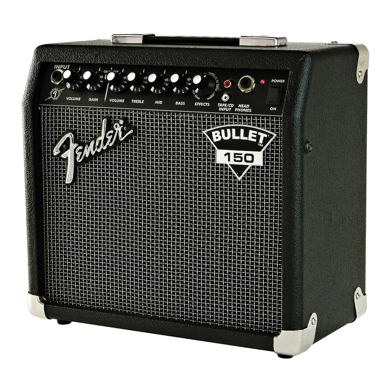 Fender Rumble 150 owner's manual