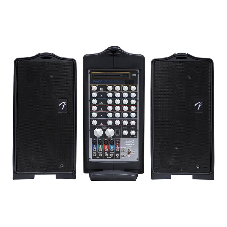 Fender Passport PD250 Plus User manual
