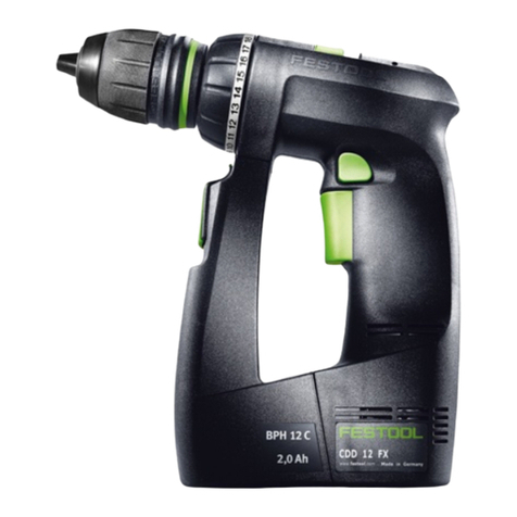 Festool CDD 12 User manual