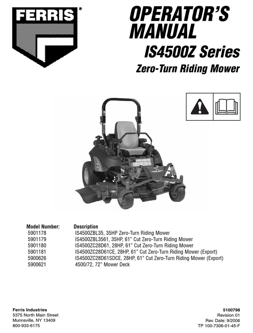 Ferris 5900621 User manual