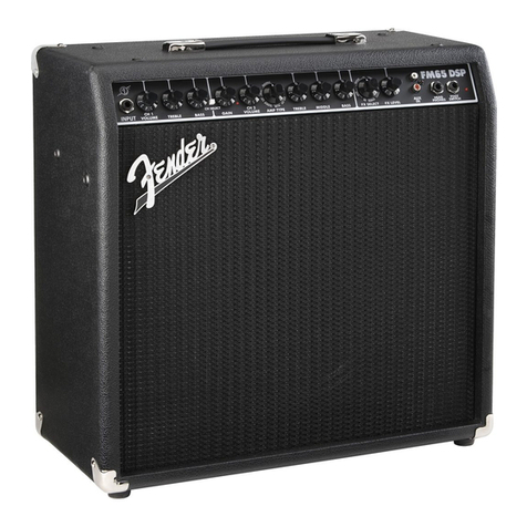Fender FM 65 DSP owner's manual
