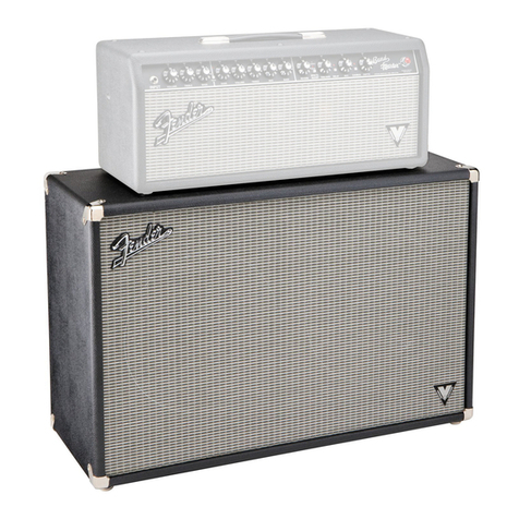 Fender Band-Master Loudspeaker VM 212 owner's manual