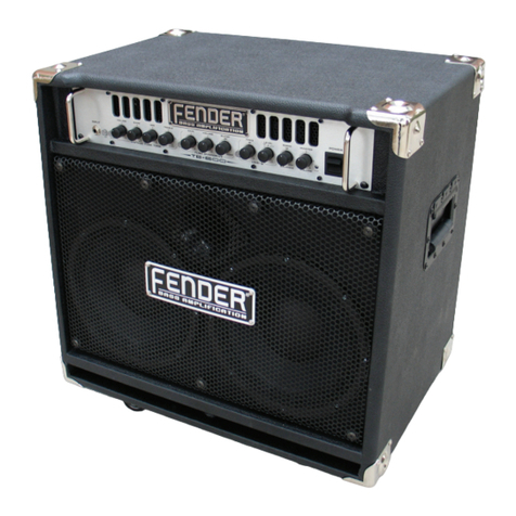 Fender TB-1200 User manual