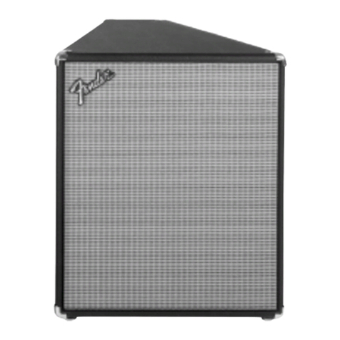 Fender 110XP instruction manual