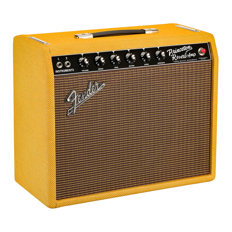 Fender Reverb Amp '65 Princeton owner's manual