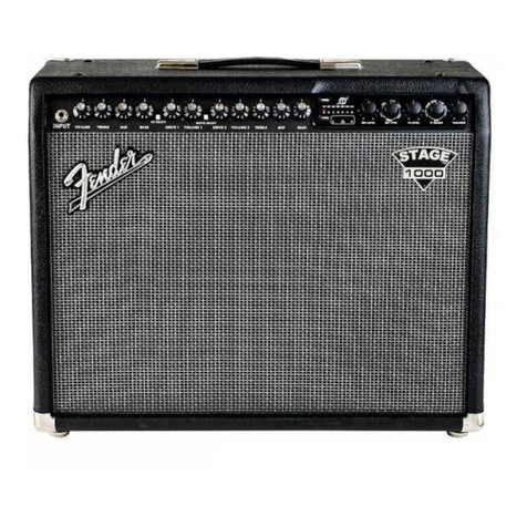 Fender Stage 1000 owner's manual