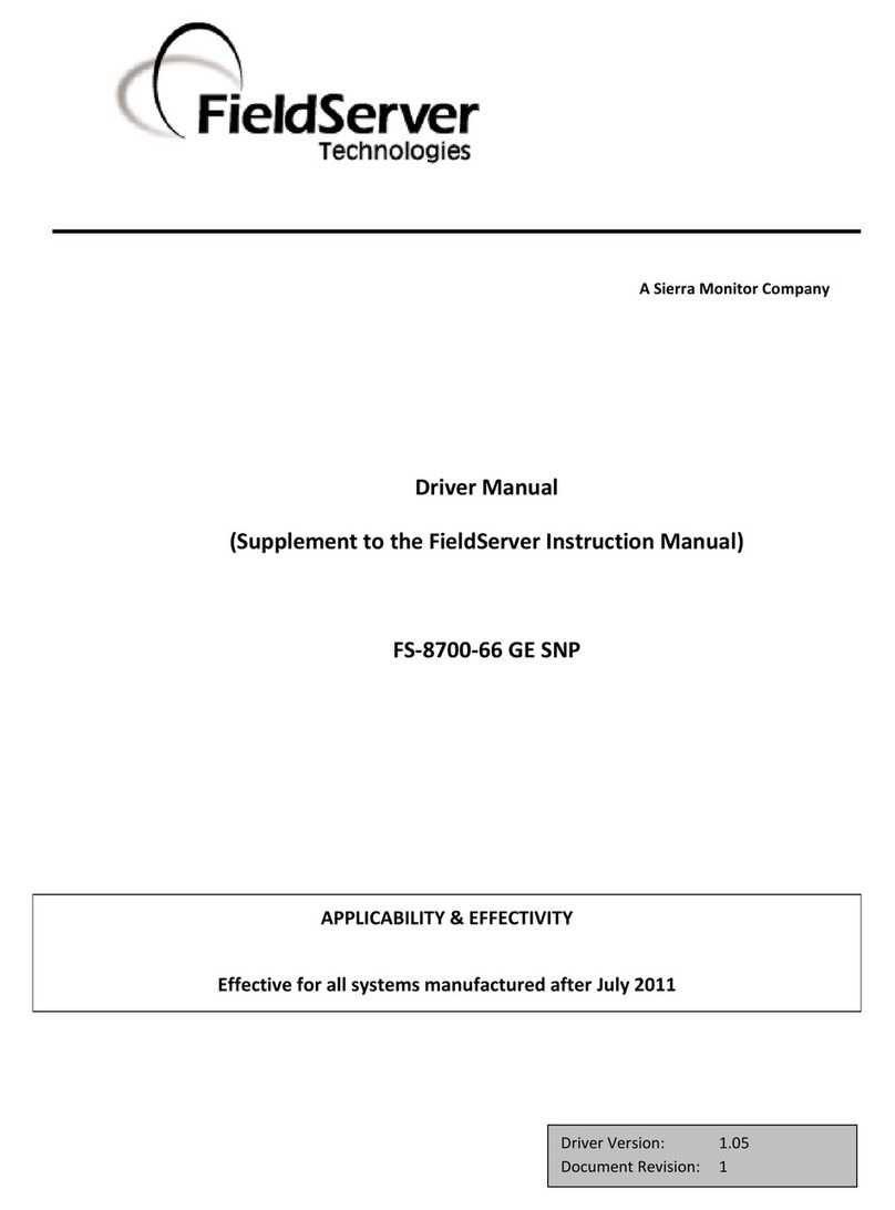 FieldServer FS-8700-66 Release note