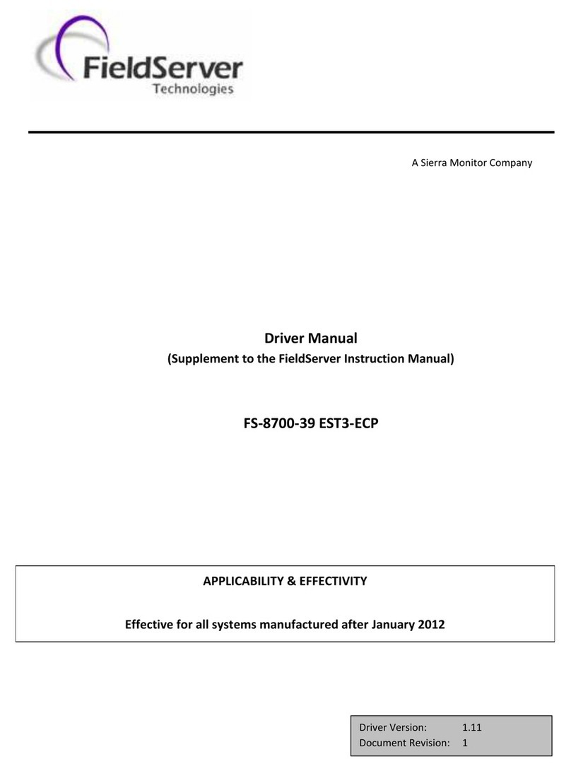 FieldServer FS-8700-39 Release note