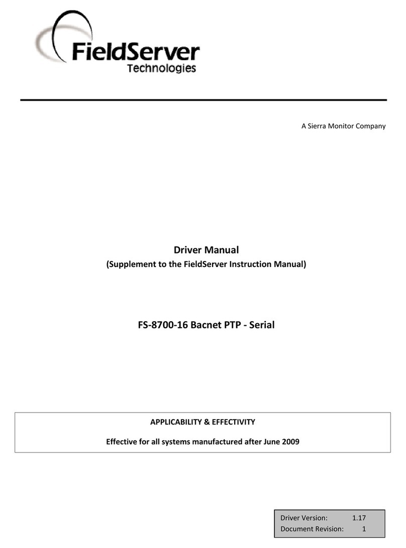 FieldServer FS-8700-16 Release note