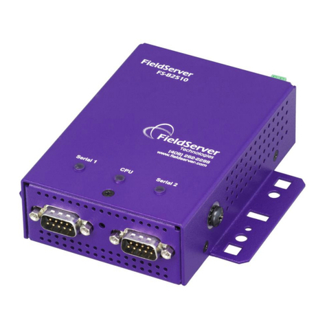 FieldServer X-25 User guide