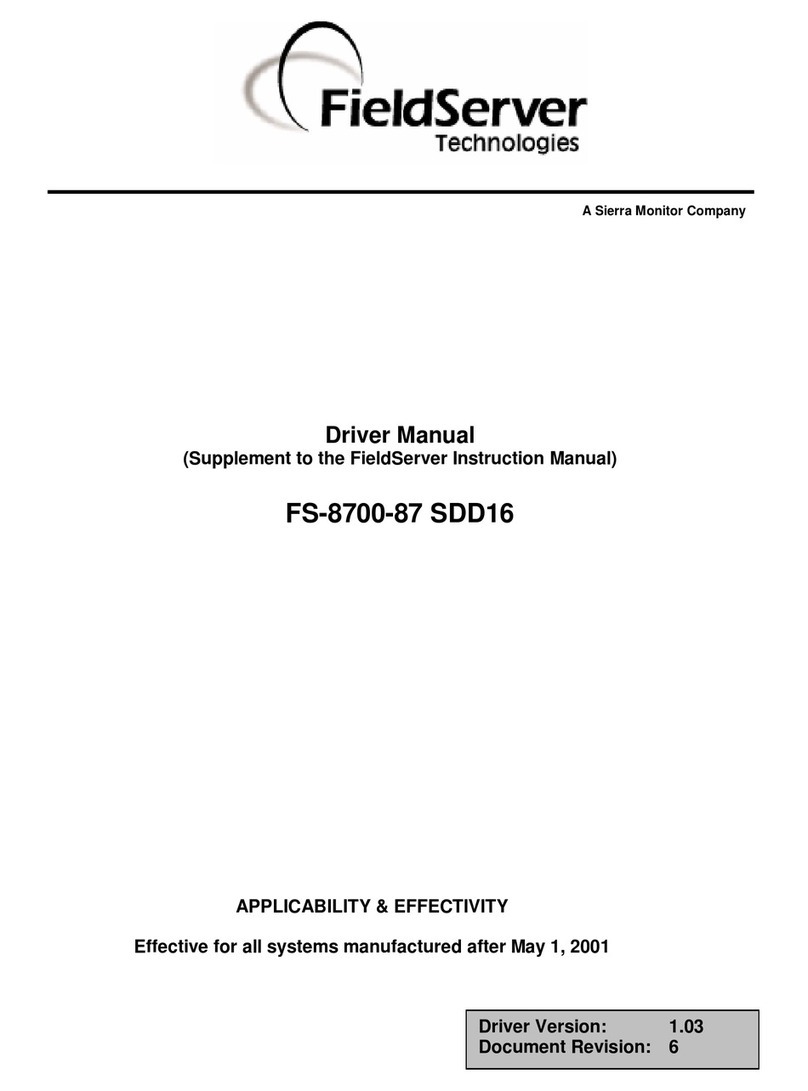 FieldServer FS-8700-87 Release note