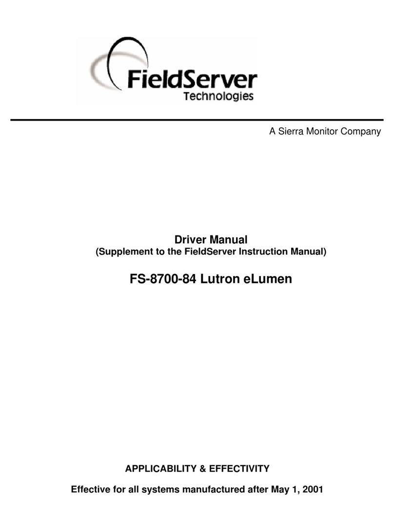 FieldServer FS-8700-84 Release note