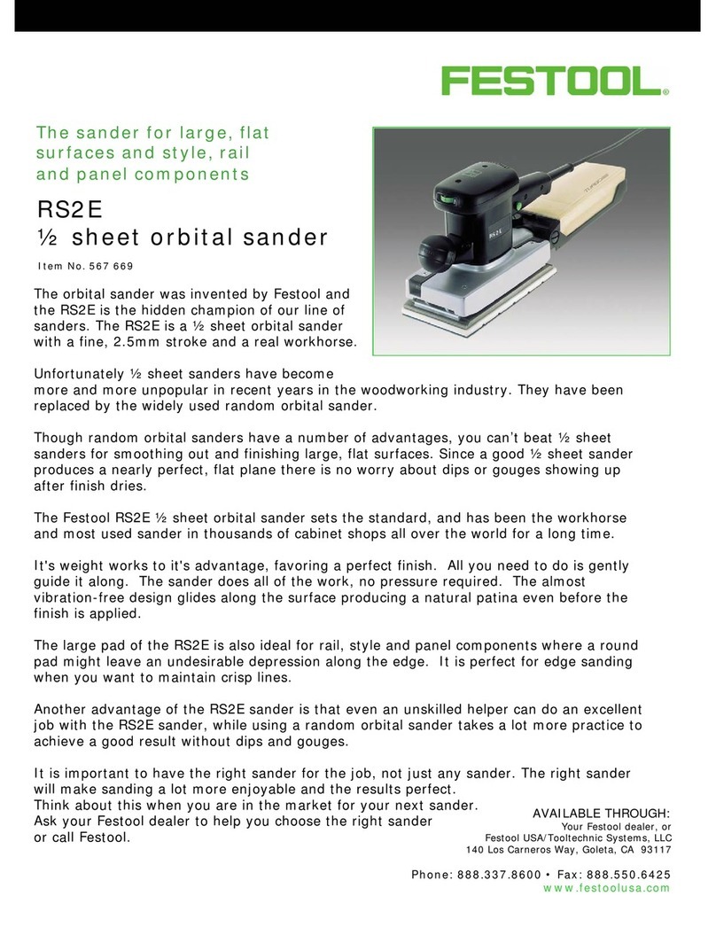 Festool RS 2E User manual