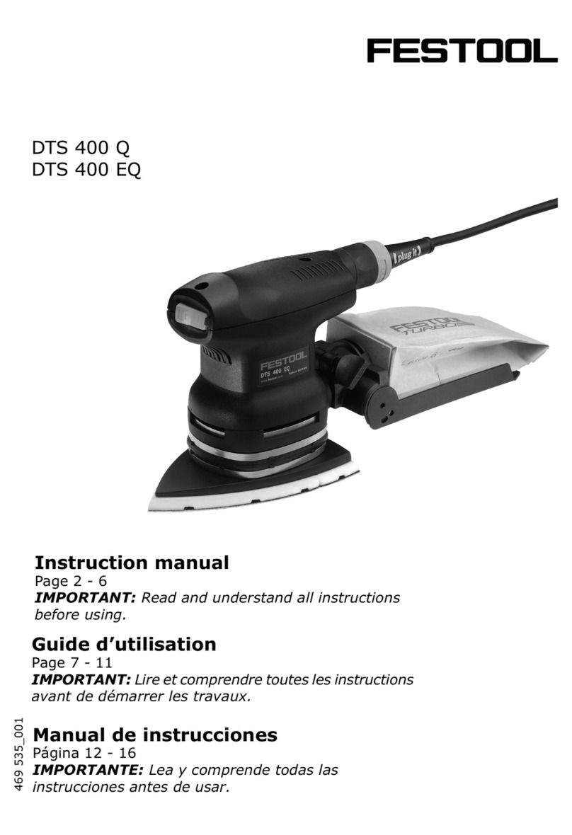 Festool DTS 400 Q User manual