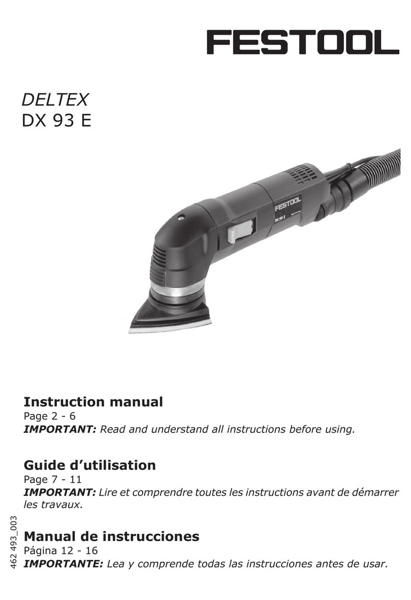 Festool DELTEX DX 93 E User manual