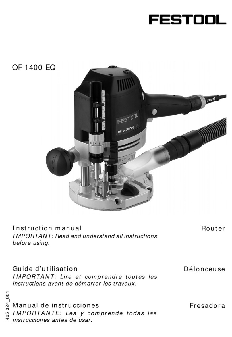 Festool 1400 EQ User manual
