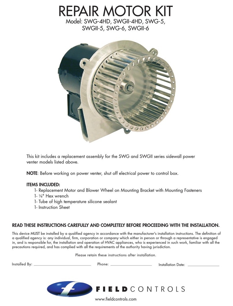 Field Controls SWG-4HD User manual