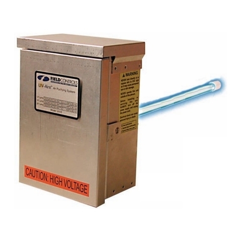 Field Controls UV-AIRE UV-E User manual